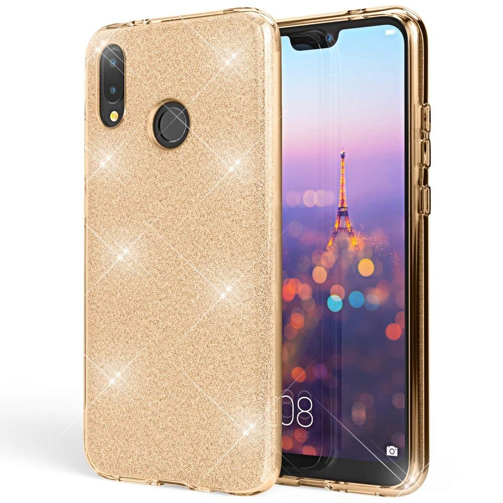 Shining Glitter Case για Huawei P Smart 2019 - Gold (200-103-834)