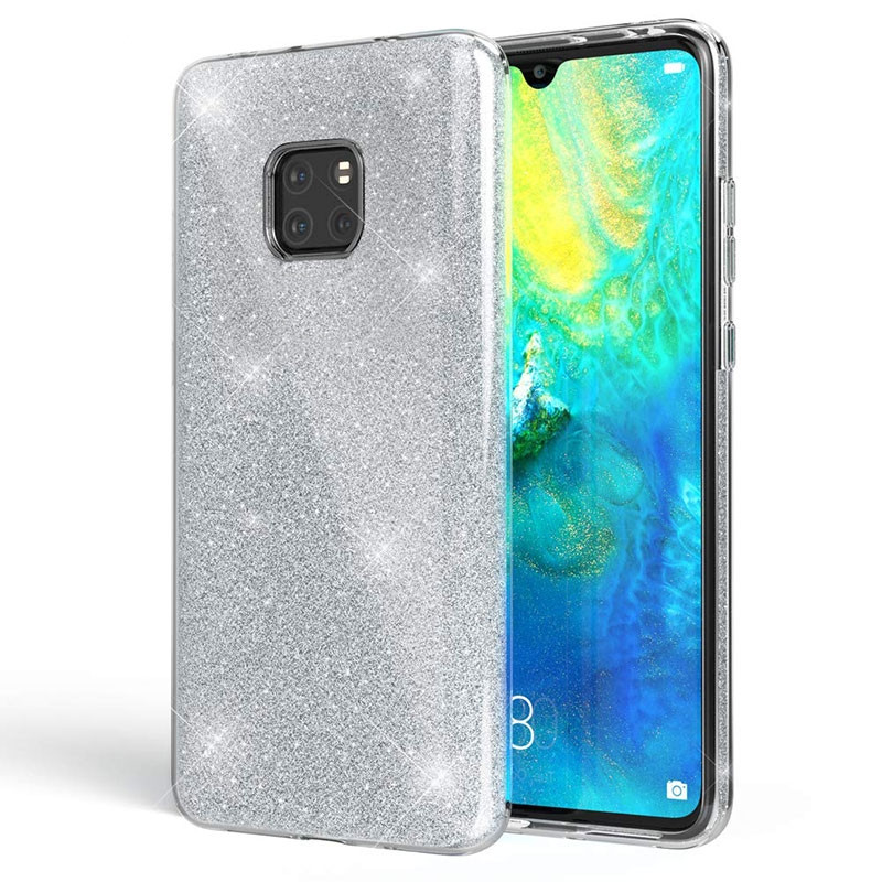Shining Glitter Case για Huawei Mate 20  - Silver (200-103-862)