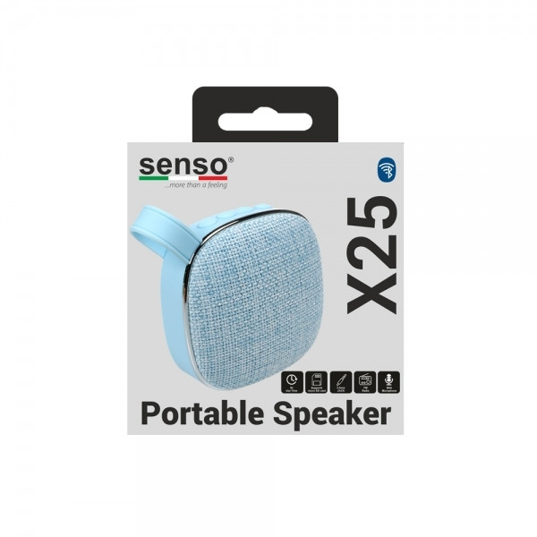 Senso Portable Speaker Wireless X25 - Ασύρματο Ηχείο Blue - (200-104-747)