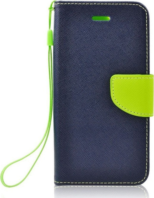 iS Θήκη - Πορτοφόλι για Huawei Y7 2019 Fancy - Blue Lime (200-104-756)