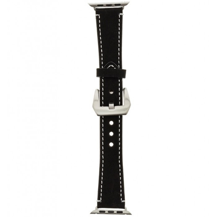 Tactical 290 Genuine Leather Band Apple Watch iWatch 1/2/3/4/5/6/SE 42/44MM Black - (200-106-090)