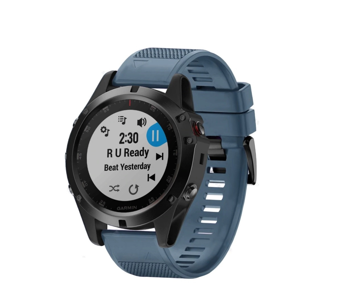 Tactical 683 Silicone Band for Garmin Fenix 5X/6X QuickFit 26mm Rock Cyan (200-106-129)