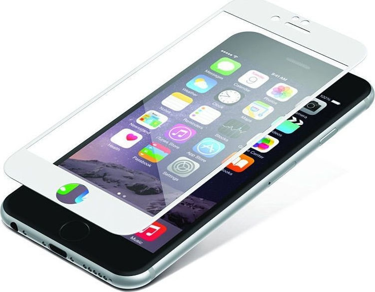  Zagg InvisibleSHIELD Full Face Tempered Glass iPhone 6 / 6S Plus White (200-106-201)