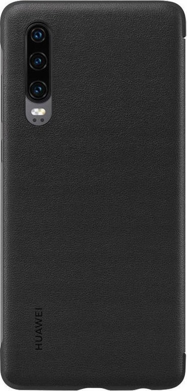 Official Smart View Flip Cover - Θήκη Huawei P30 - Black (200-107-210)