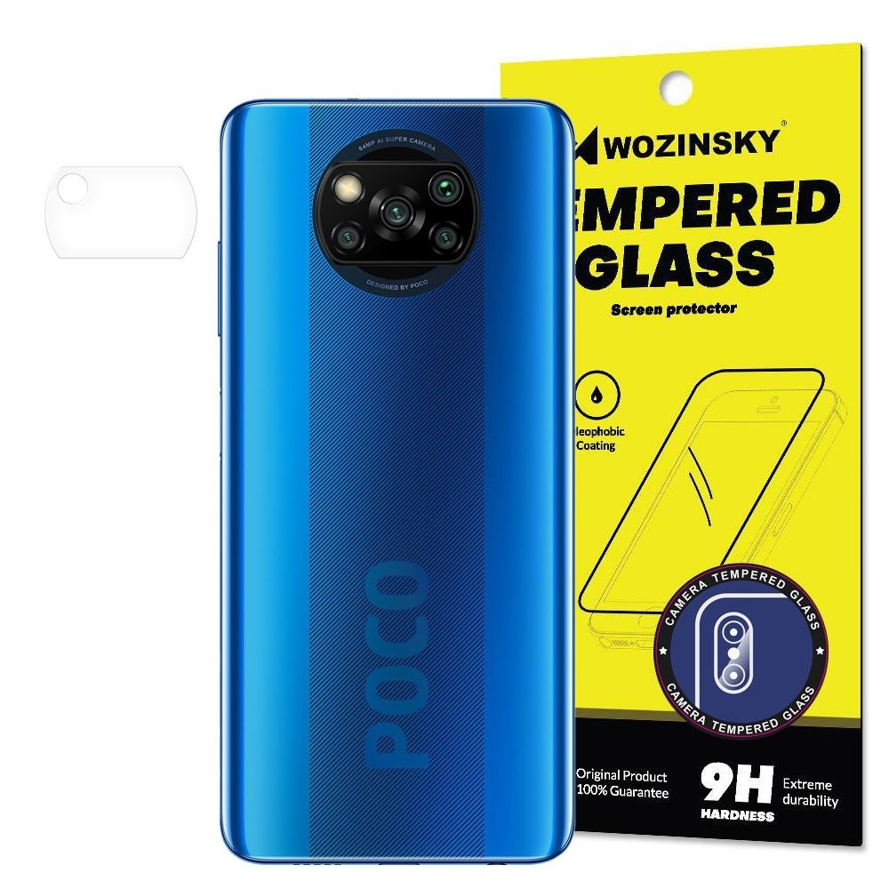 Wozinsky 9H Camera Lens Tempered Glass Film Prοtector for Xiaomi Poco X3 NFC / Poco X3 Pro (200-107-901)