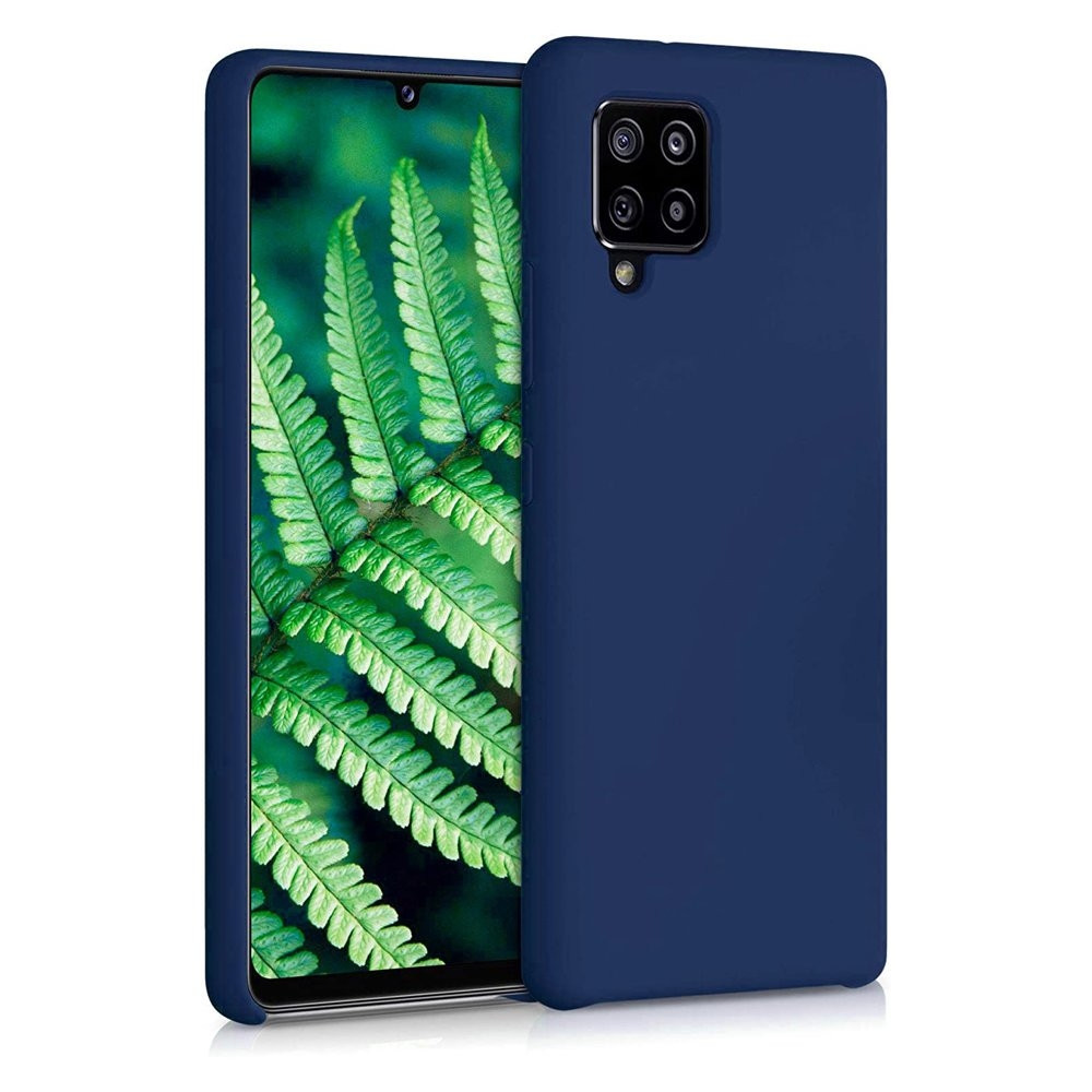 OEM Soft Flexible Rubber Cover Θήκη Σιλικόνης Samsung Galaxy A42 5G Blue (200-107-932)