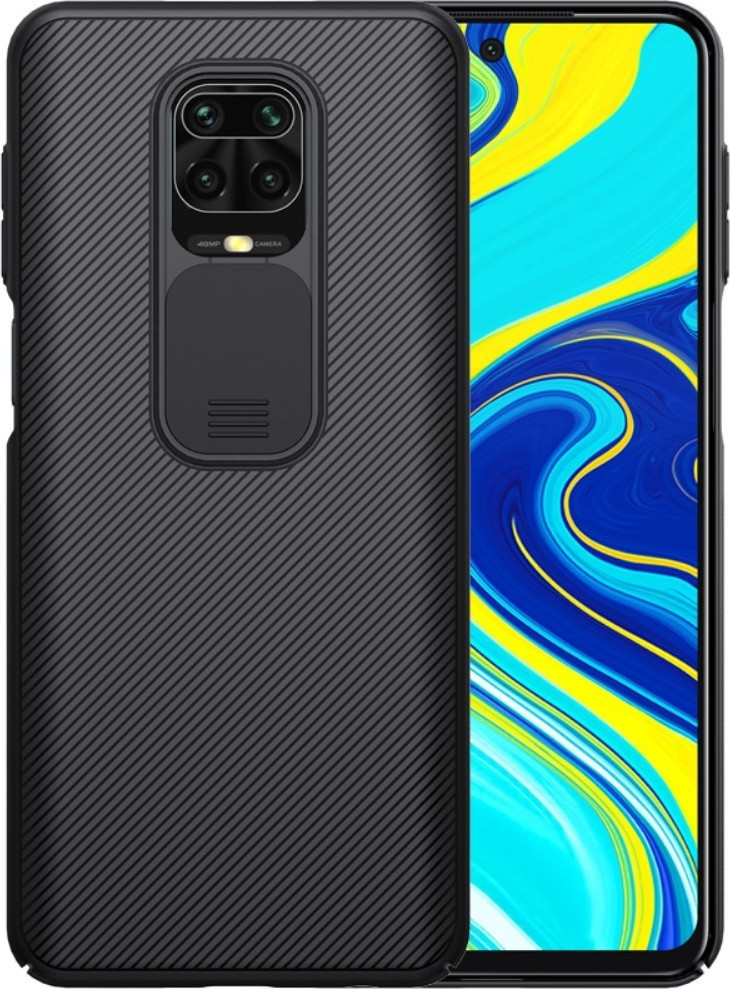 Nillkin CamShield  - Σκληρή Θήκη με Κάλυμμα για την Κάμερα - Xiaomi Redmi Note 9S / Pro / Pro Max - Black (200-108-204)