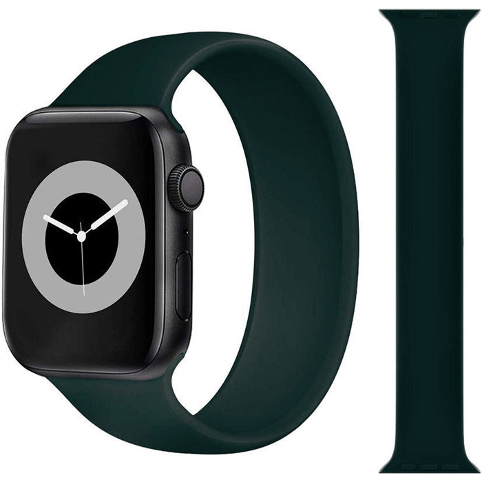 Stoband Hera Solo Loop Pine Green Λουράκι Apple Watch 42mm & 44mm (Size: M) (200-108-285)