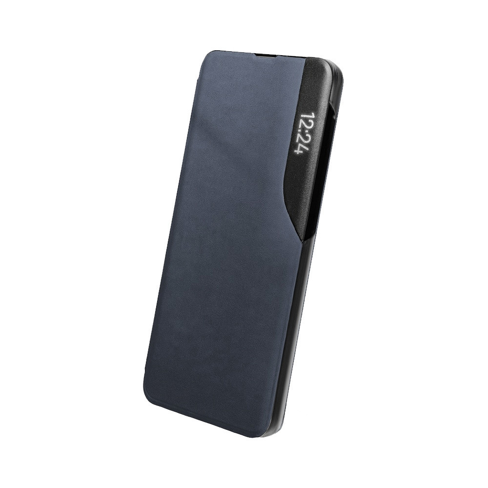OEM  Flip Cover Case Θήκη με Ημιδιάφανο Παράθυρο για Samsung Galaxy A22 5G - Blue (200-108-476)