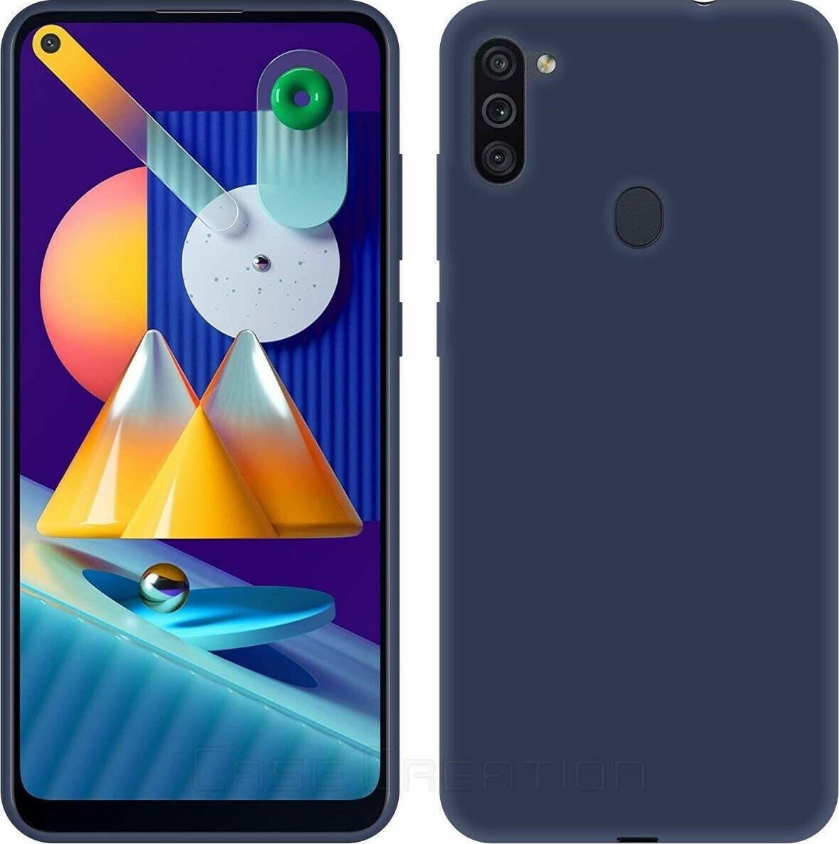 My Colors Θήκη Σιλικόνης Samsung Galaxy A11 / M11 - Βlue (200-108-483)