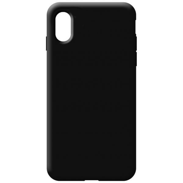 OEM Soft Touch Silicon For iPhone XR Black (200-108-539)