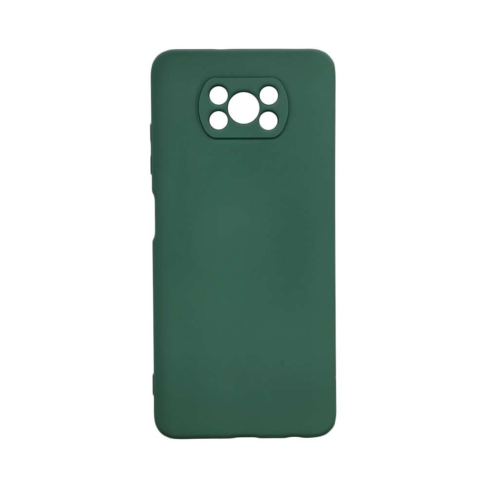 My Colors Θήκη Σιλικόνης Xiaomi Poco X3 NFC Dark Green  - (200-108-575) 