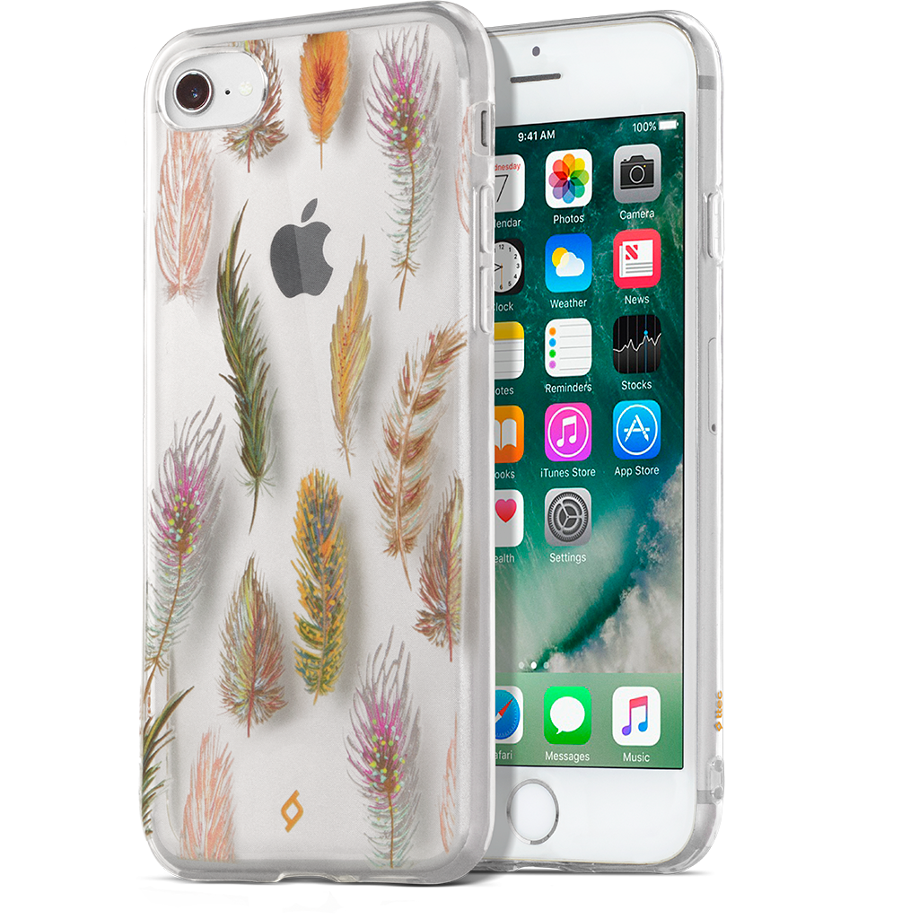 Ttec ArtCase™ TPU Προστατευτική Θήκη για iPhone 7/8/SE 2020 Feather (200-108-741)