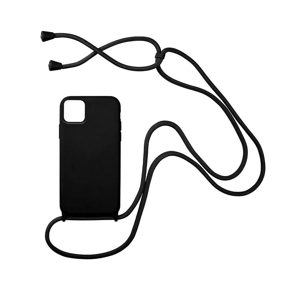 My Colors CarryHang Liquid Silicone Κορδόνι iPhone 11 Pro - Μαύρο (200-109-979)