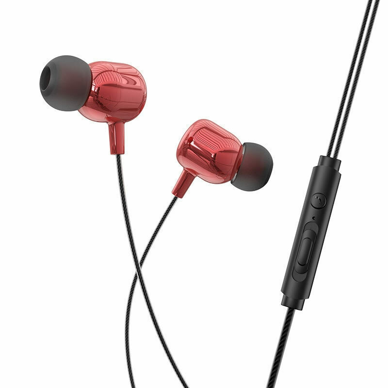 Hoco M87 In-ear Handsfree με Βύσμα 3.5mm Κόκκινο (200-110-050)