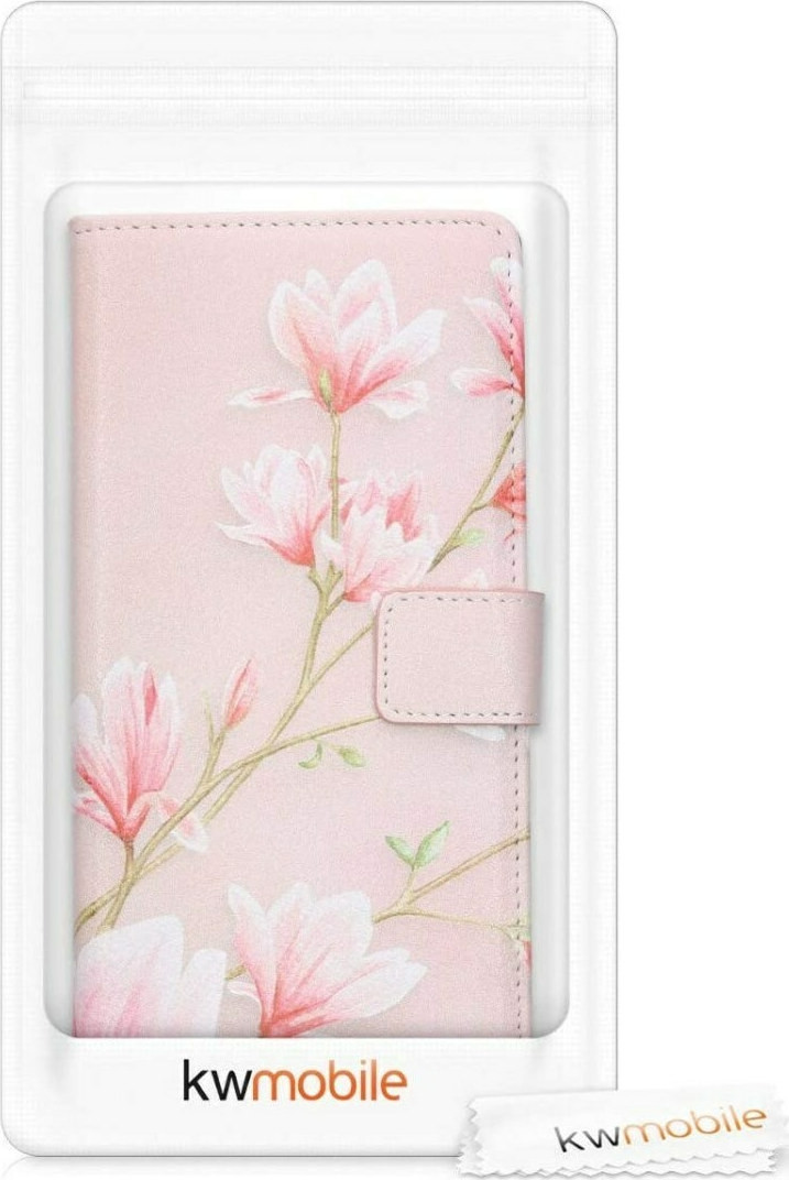 Θήκη-Πορτοφόλι για Xiaomi Redmi Note 9S / 9 Pro / 9 Pro Max Light Pink /White / Dusty Pink by KW 