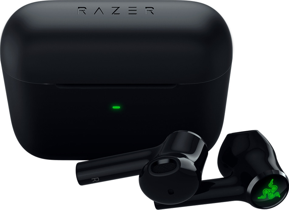 Razer Hammerhead X Earbud Bluetooth Handsfree Ακουστικά με Αντοχή στον Ιδρώτα και Θήκη Φόρτισης Μαύρα