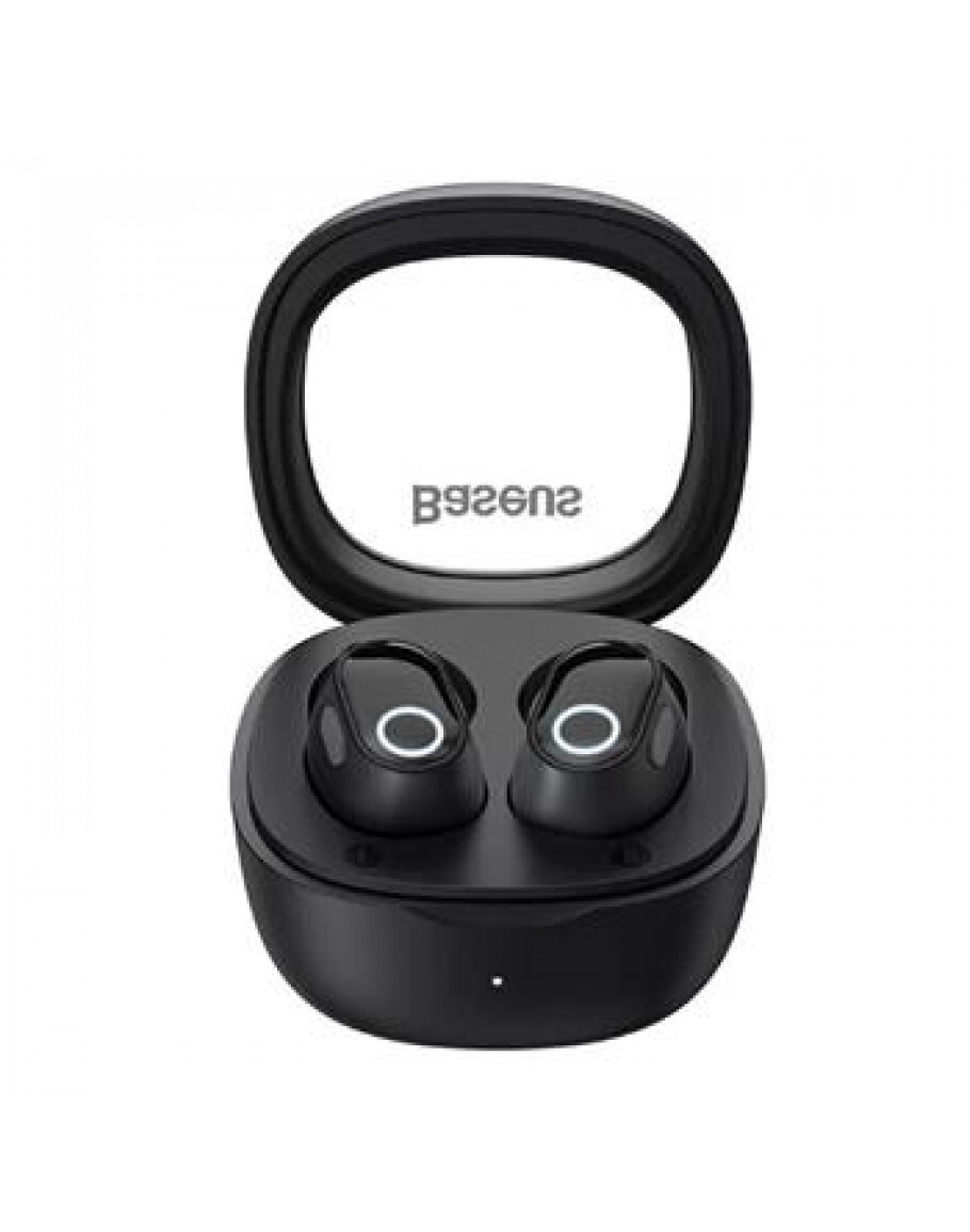 Baseus TWS Bowie WM02 - Ασύρματα Ακουστικά Bluetooth Με Θήκη Φόρτισης - Black (NGTW180101)