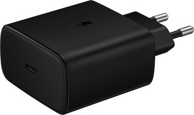 Samsung - Wall Charger (EP-TA845EBE) - Type-C, Fast Charging, 45W - Black (Bulk Packing)
