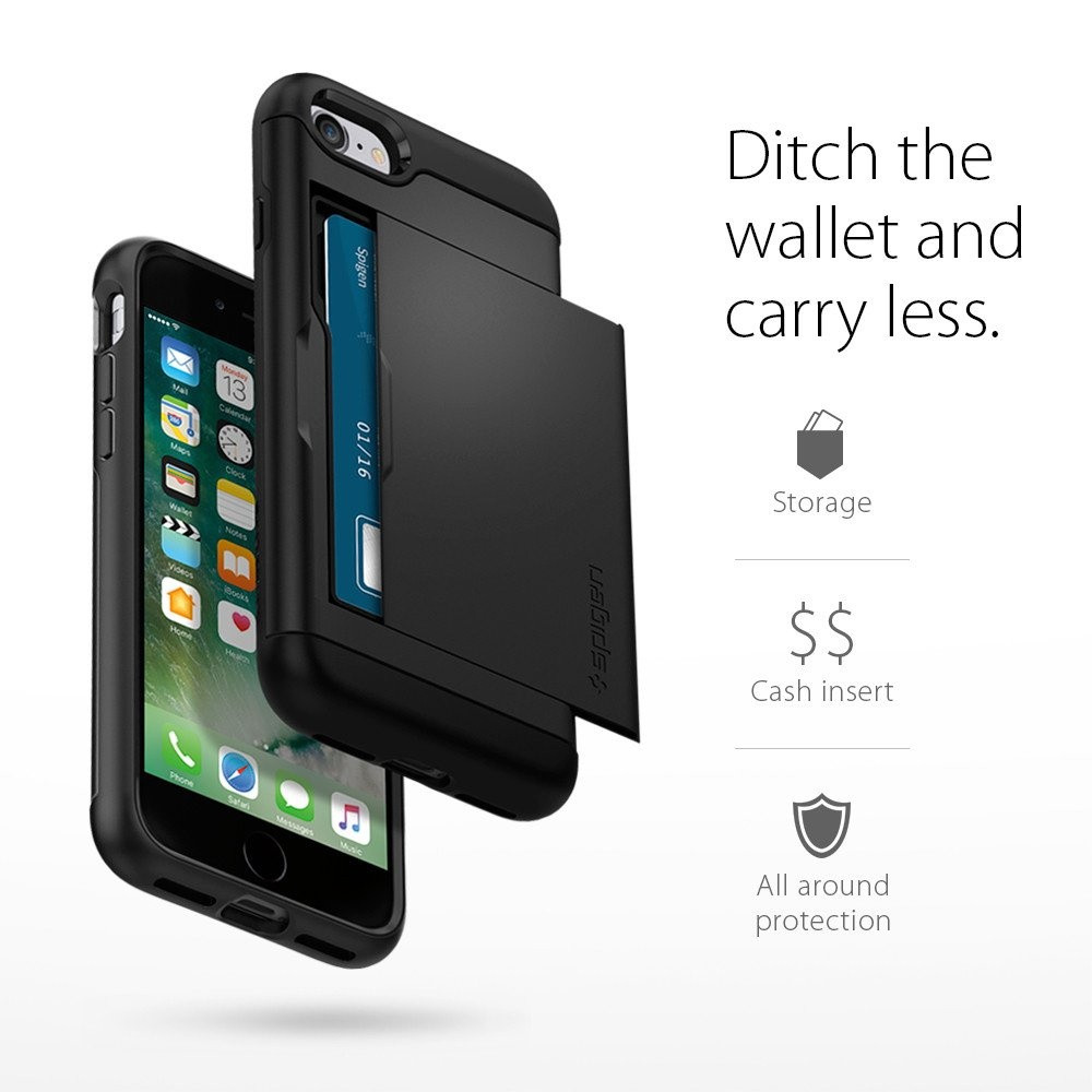 Spigen iPhone 7 Slim Armor CS Black (042CS20455)