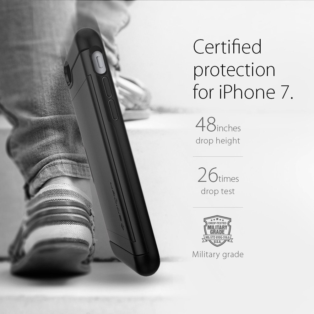 Spigen iPhone 7 Slim Armor CS Black (042CS20455)