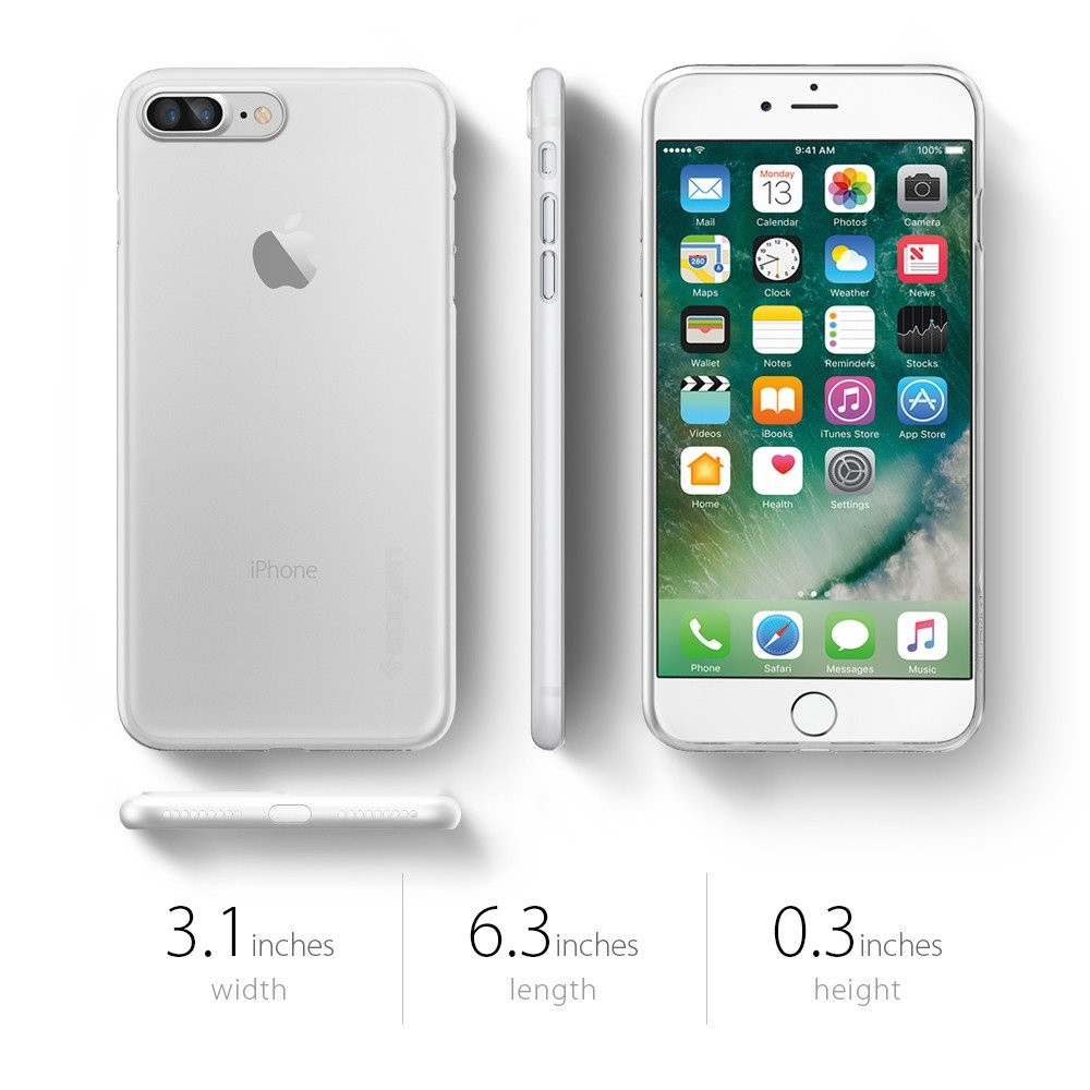 Spigen iPhone 7 Plus Case Air Skin Soft Clear (043CS20499)