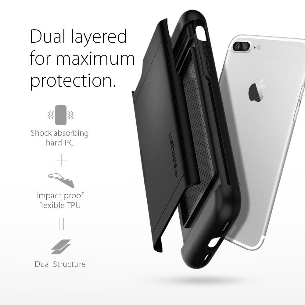 Spigen iPhone 7 Plus Slim Armor CS Black (043CS20528)