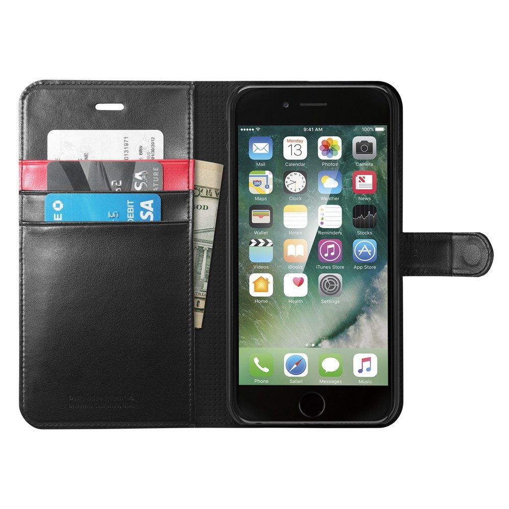Spigen iPhone 7 Plus Case Wallet S Black (043CS20543)
