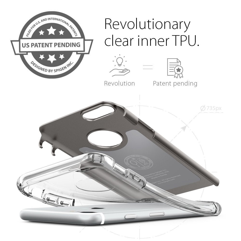 Spigen iPhone 7 Hybrid Armor Gunmetal (042CS20693)