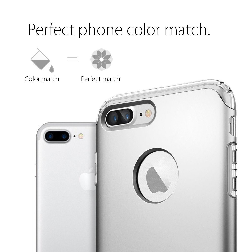 Spigen iPhone 7 Plus Hybrid Armor Satin Silver (043CS20698)