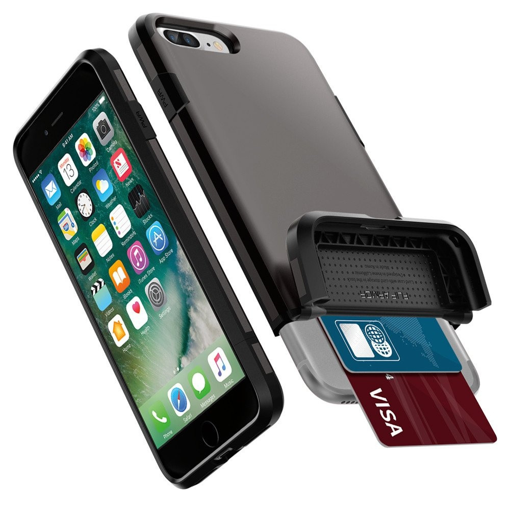 Spigen iPhone 7 Plus Flip Armor Gunmetal (043CS20776)