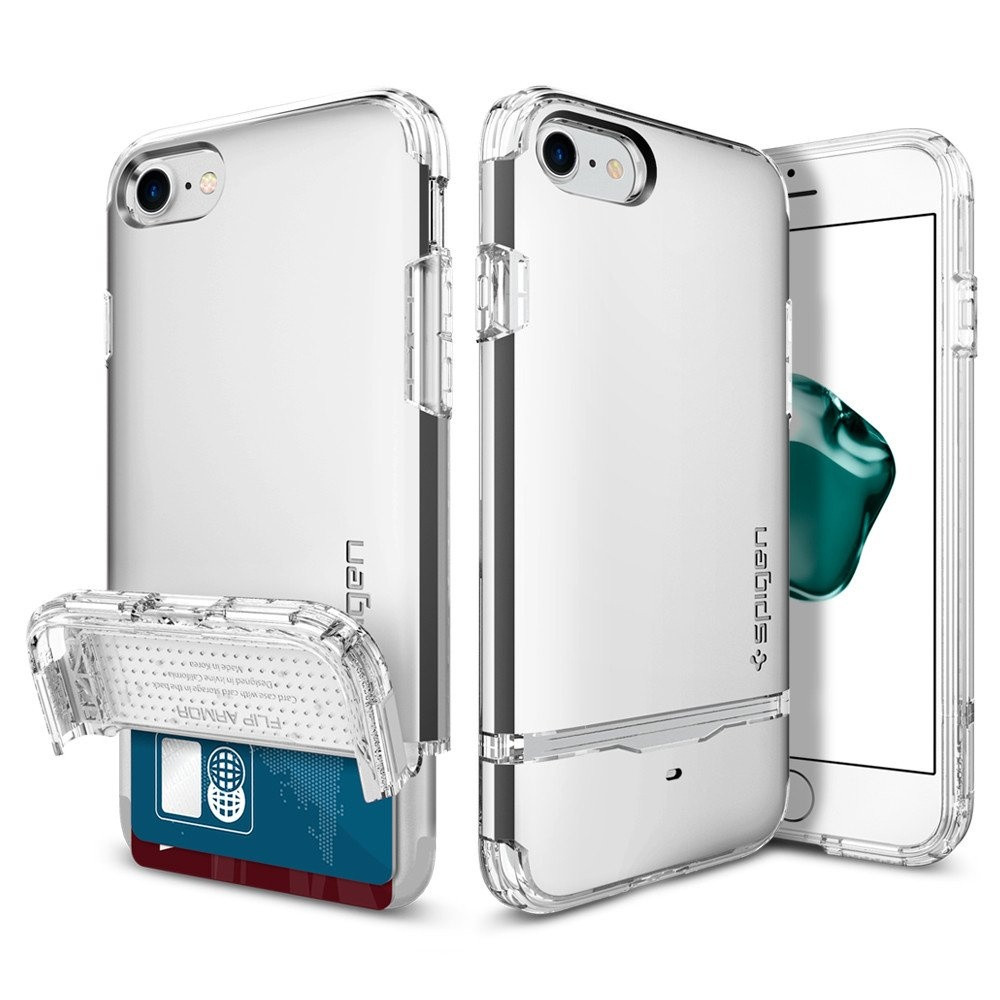 Spigen iPhone 7 Flip Armor Satin Silver (042CS20820)