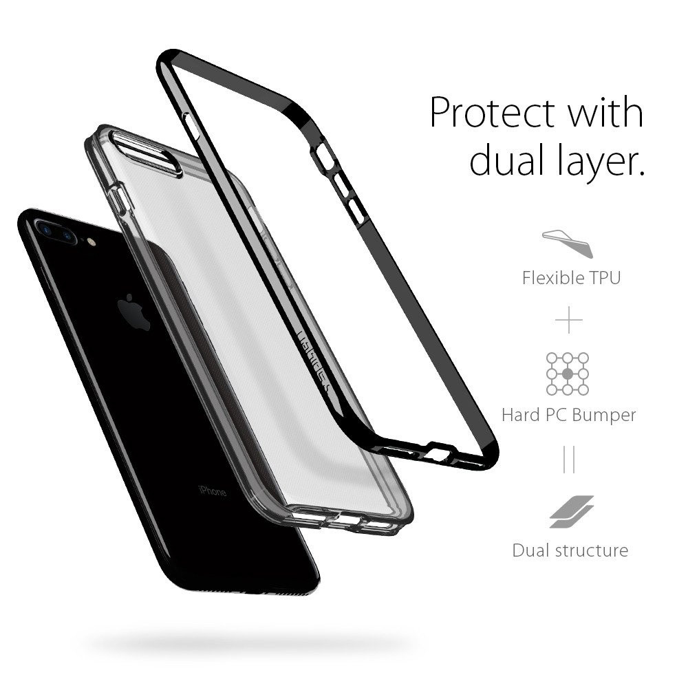 Spigen iPhone 7 Neo Hybrid Crystal Jet Black (042CS20838)