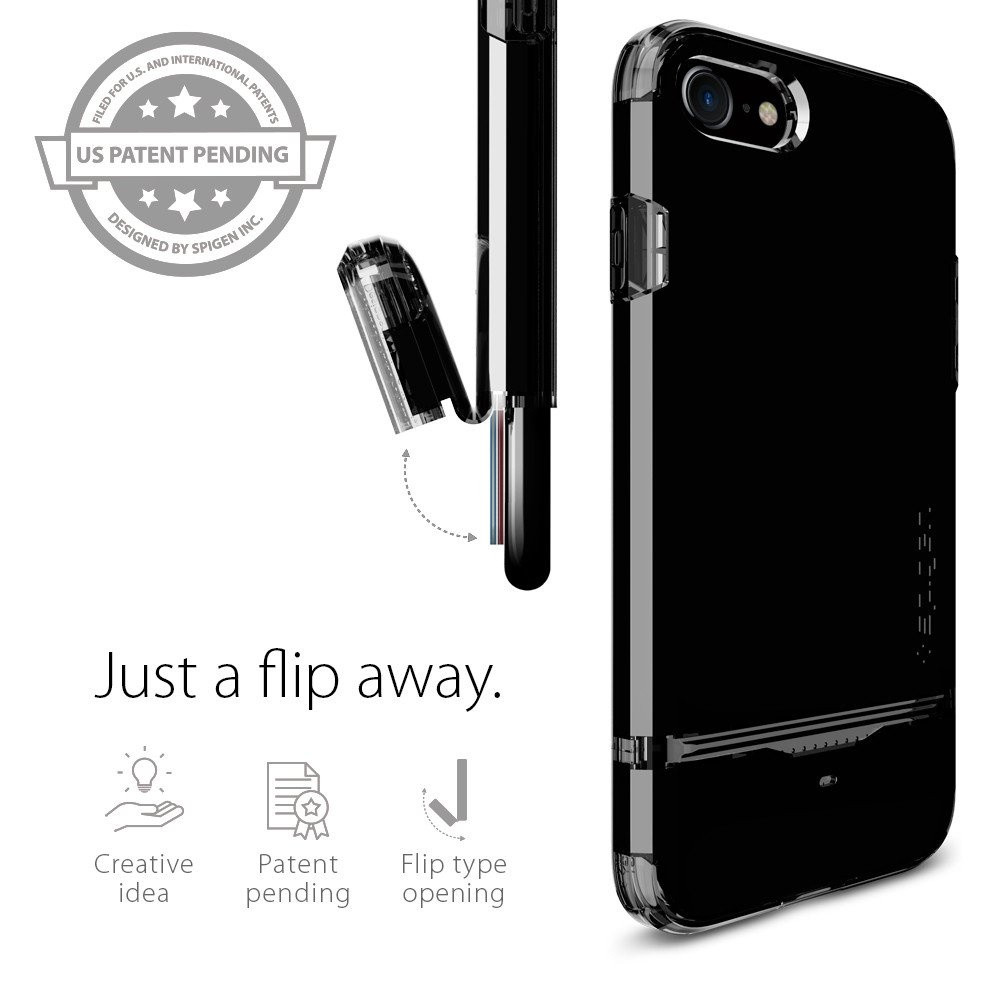 Spigen iPhone 7 Flip Armor Jet Black (042CS20844)