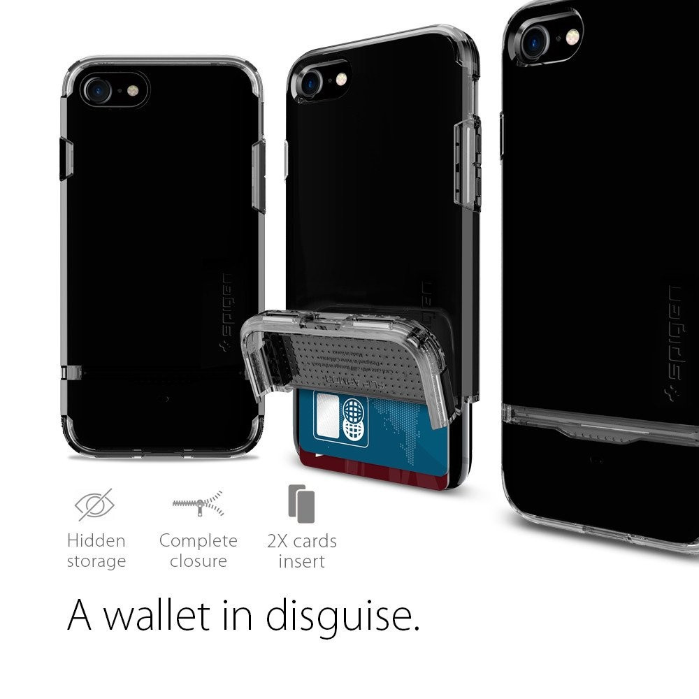Spigen iPhone 7 Flip Armor Jet Black (042CS20844)