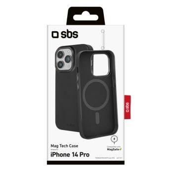 SBS Mag Stand Case stand, MagSafe compatible, iPhone 14 Pro Black