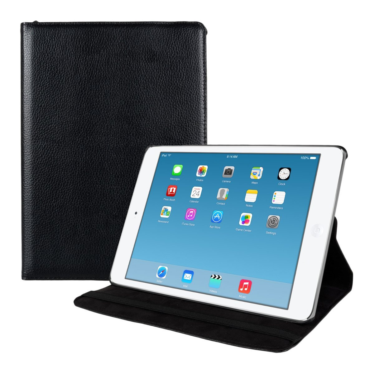 Θήκη-smart cover για Apple iPad Air 2 μαύρη by KW(200-101-626)