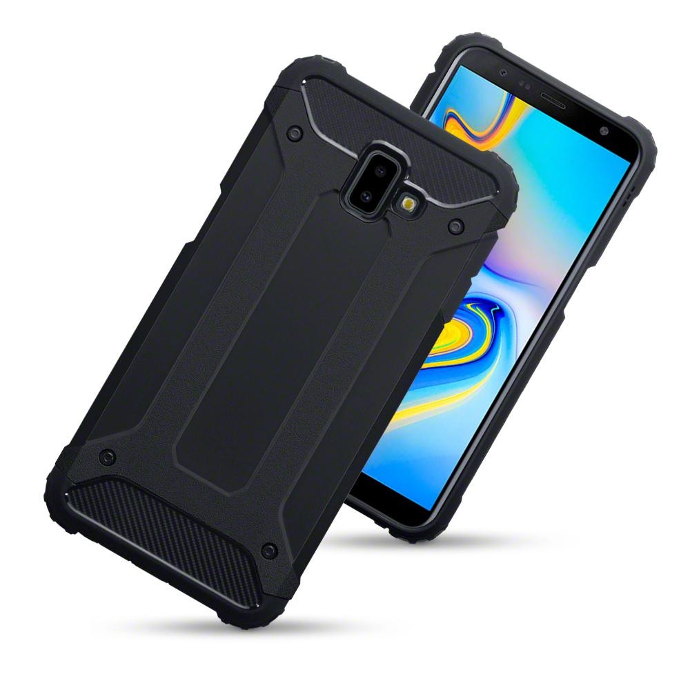 Terrapin Ανθεκτική Θήκη Double Layer Impact Samsung Galaxy J6 Plus 2018 - Black