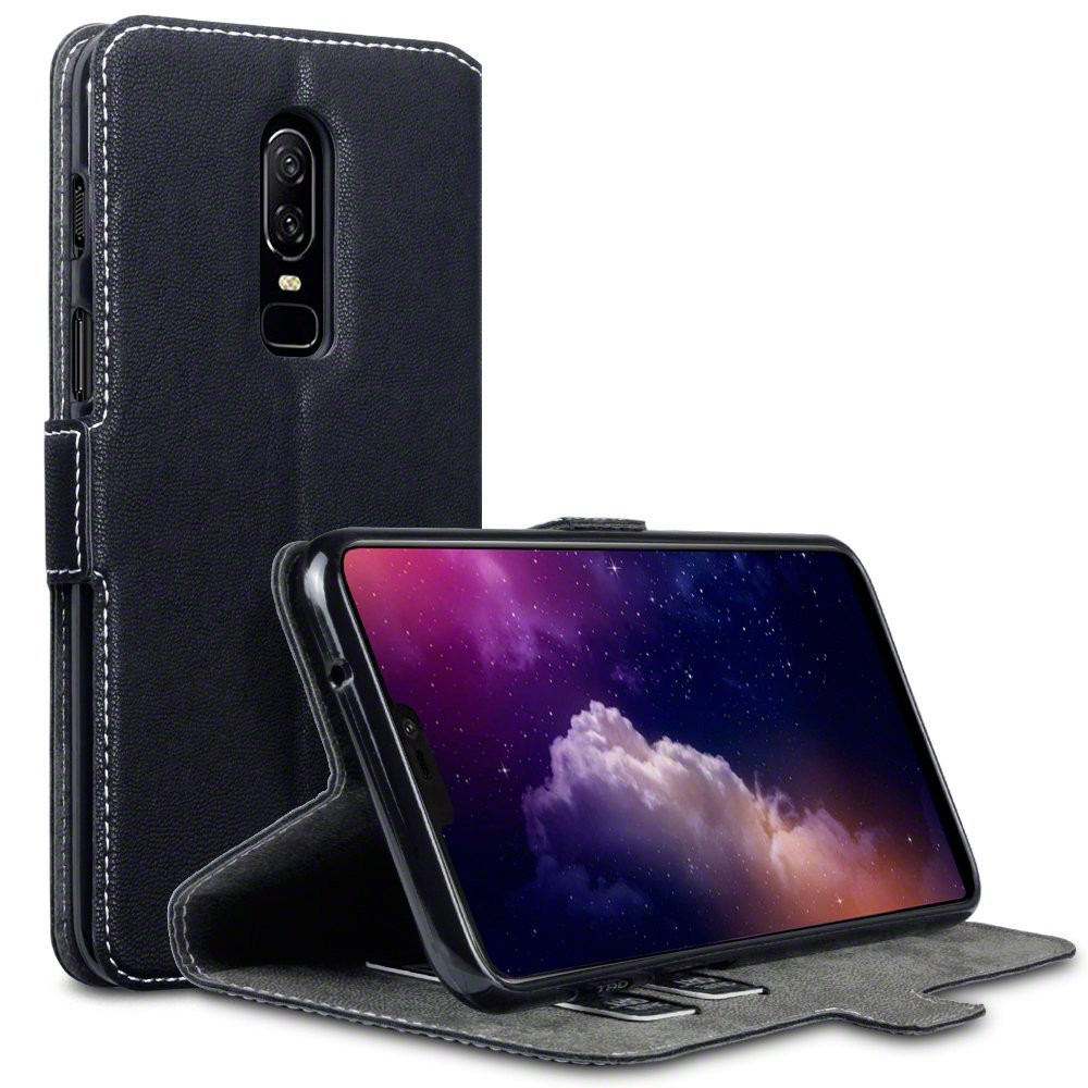 Terrapin Θήκη Πορτοφόλι Low Profile OnePlus 6 - Black 