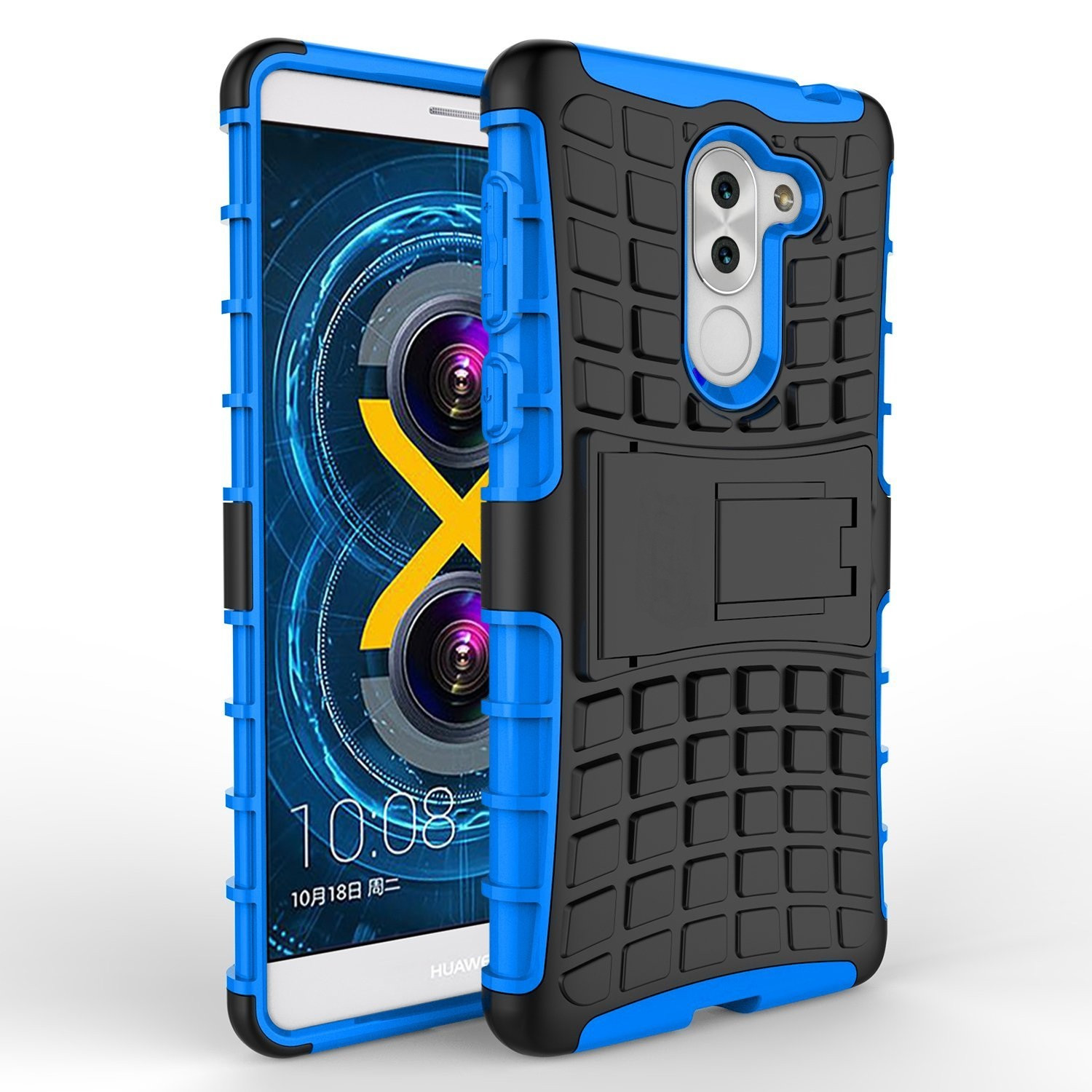 Ανθεκτική Θήκη με Stand Huawei Honor 6X - Blue