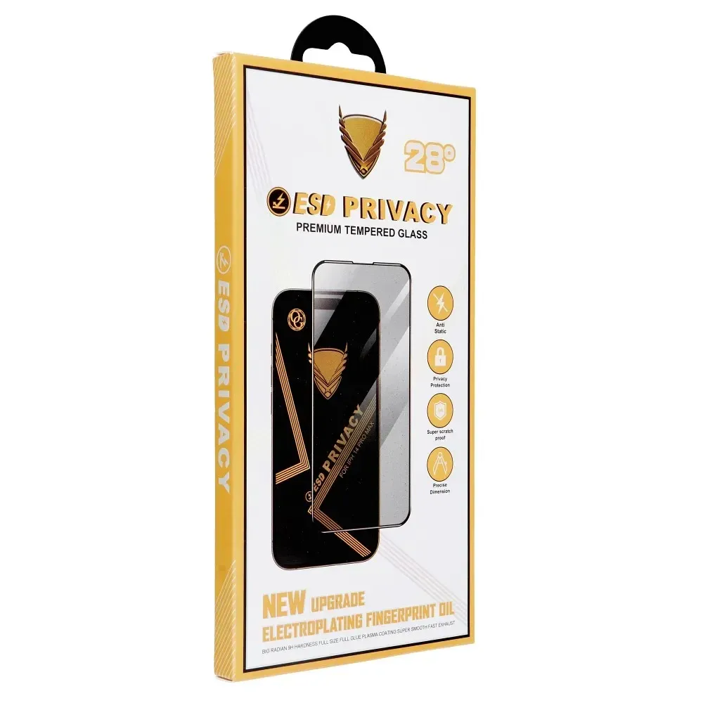 Premium Privacy Tempered Glass – Αντιχαρακτικό Γυαλί Προστασίας Οθόνης Full Glue με Φίλτρο Ιδιωτικότητας για iPhone 17 Pro Max