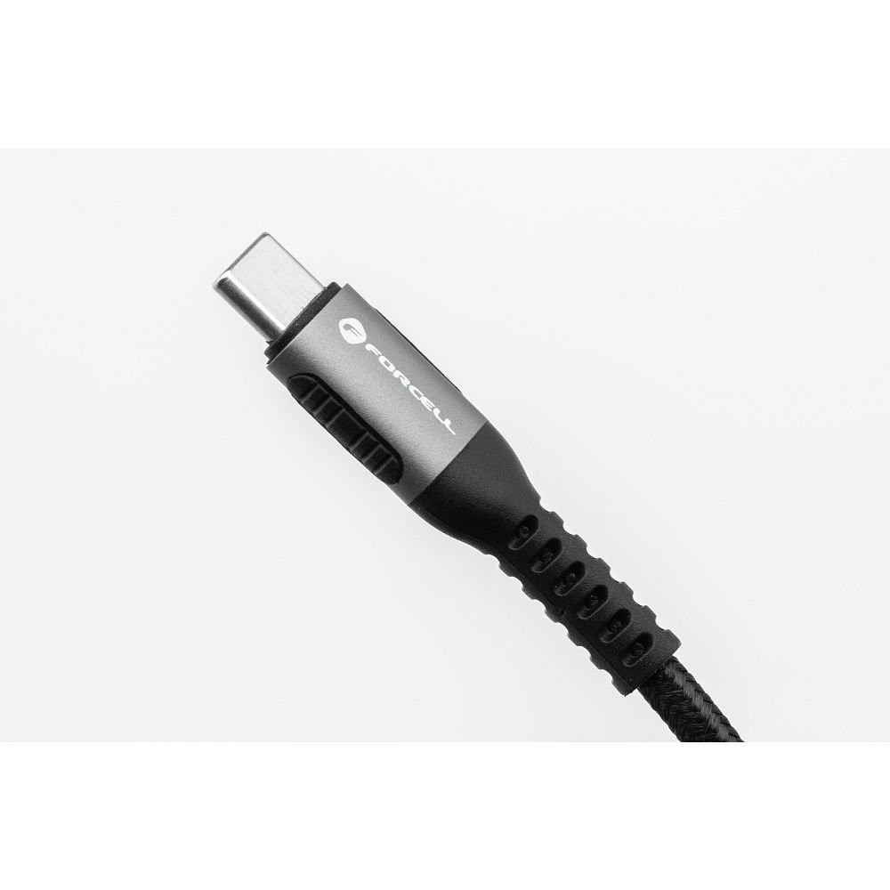 Cable USB-C σε USB-C Forcell F-Energy 240W 5A 2m Μαύρο – QC4.0 & PD