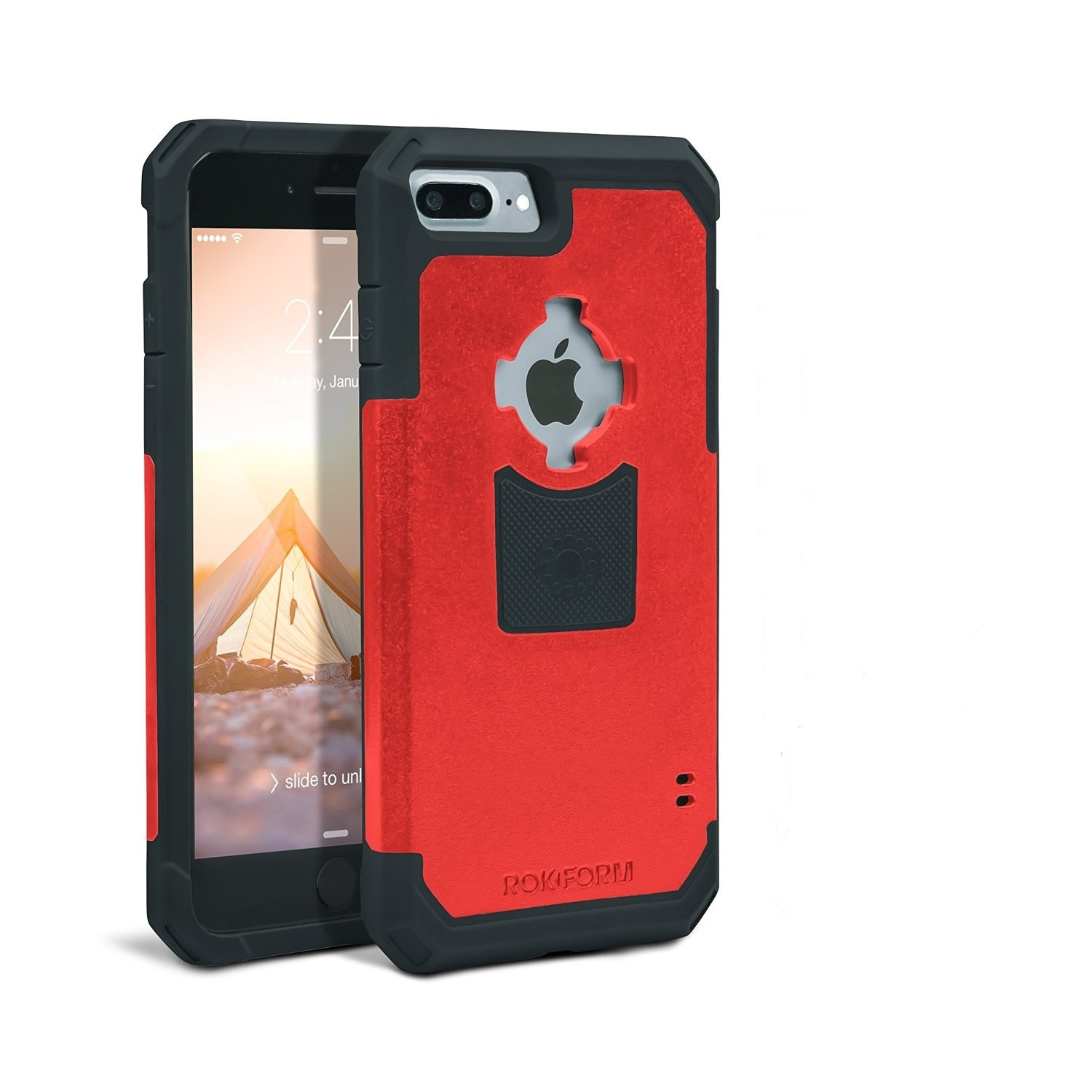 Rokform Θήκη iPhone 7 Plus V3 Case - Rugged Red / Black με Μαγνητική Βάση Αυτοκινήτου (303256)