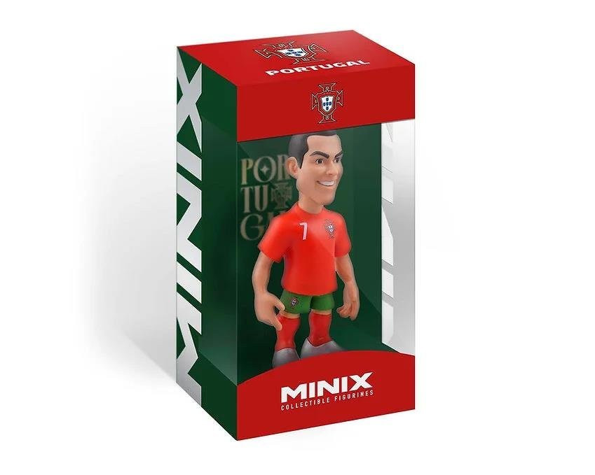 Football Stars: Minix - Cristiano Ronaldo (Portugal) Φιγούρα Αγαλματίδιο (12cm)