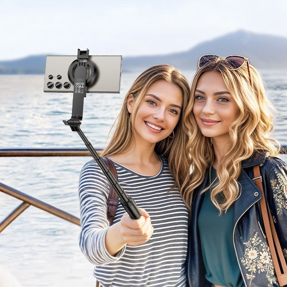 Hoco Selfie stick tripod with wireless remote control magnetic K25 black