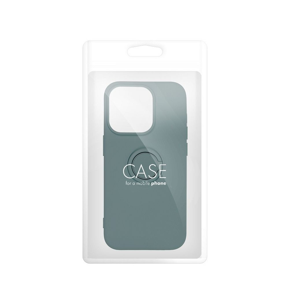 OEM Θήκη Σιλικόνης Ring Case για iPhone 15 Pro - Green (200-110-627)