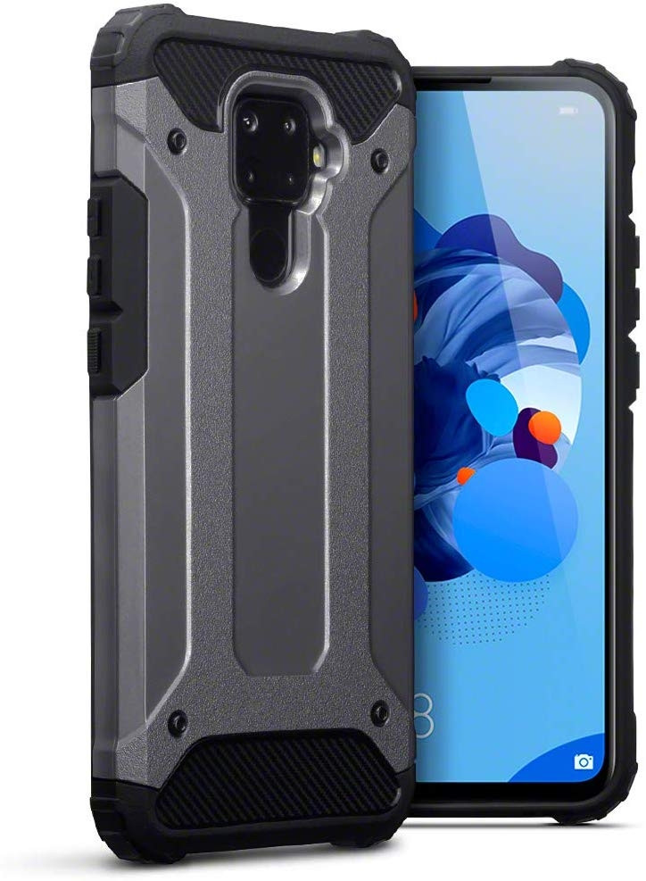 Terrapin Ανθεκτική Θήκη Double Layer Impact Huawei Mate 30 Lite - Gunmetal (131-083-117) 