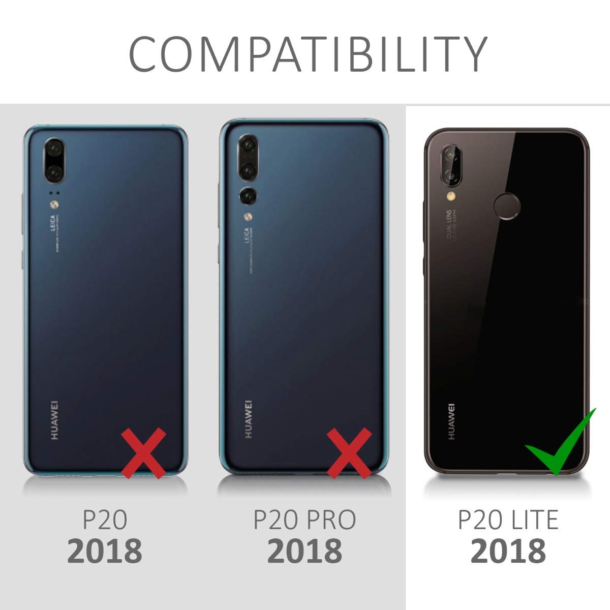 KW Ξύλινη θήκη Huawei P20 Lite - Brown - Dandelion Love - (200-104-392)