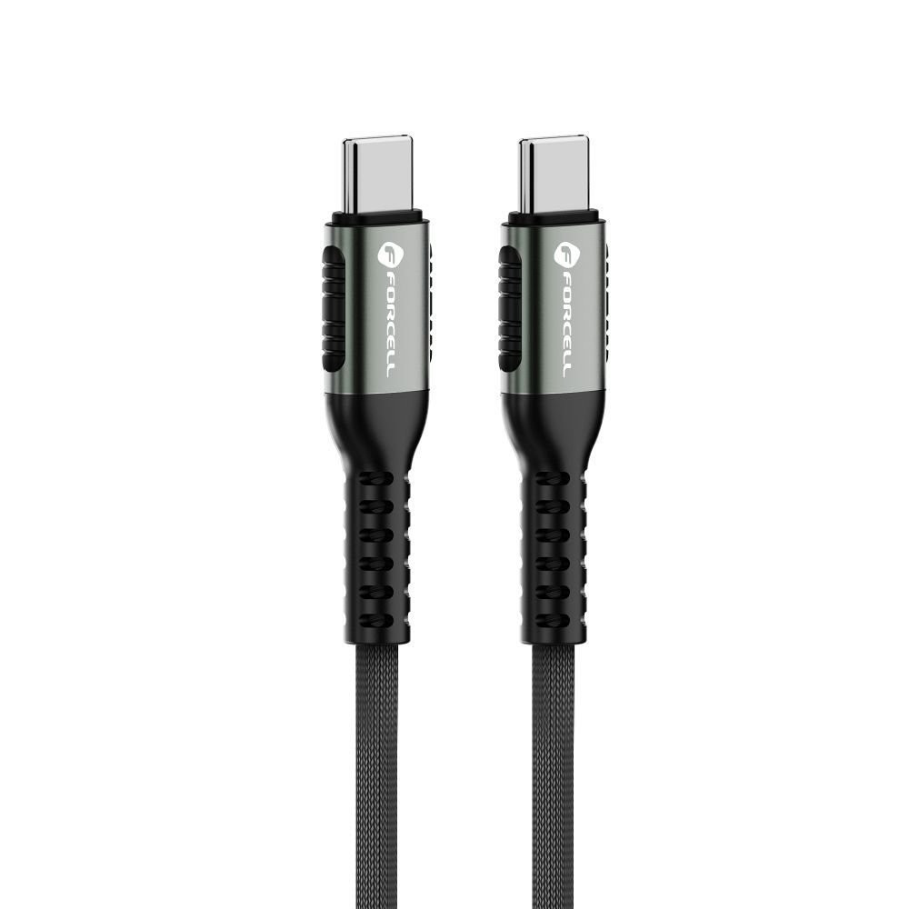 FORCELL F-ENERGY C260 cable Type C to Type C QC4.0 PD 5A 100W Cafule 1,2 m black