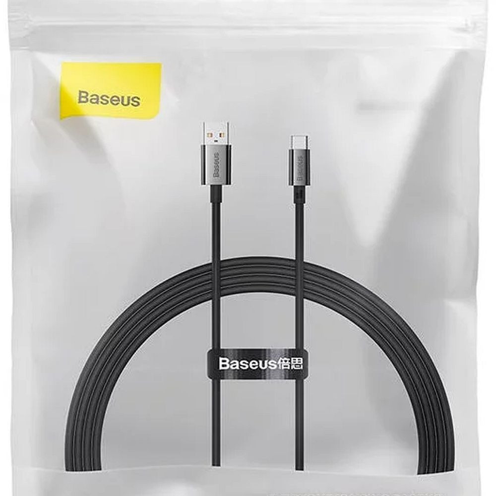 Καλώδιο Baseus Superior Series USB A to USB-C, PD100W, 1.5m Μαύρο 
